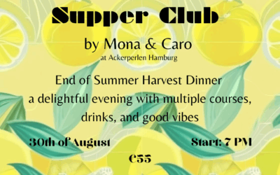 End of Summer Harvest Dinner